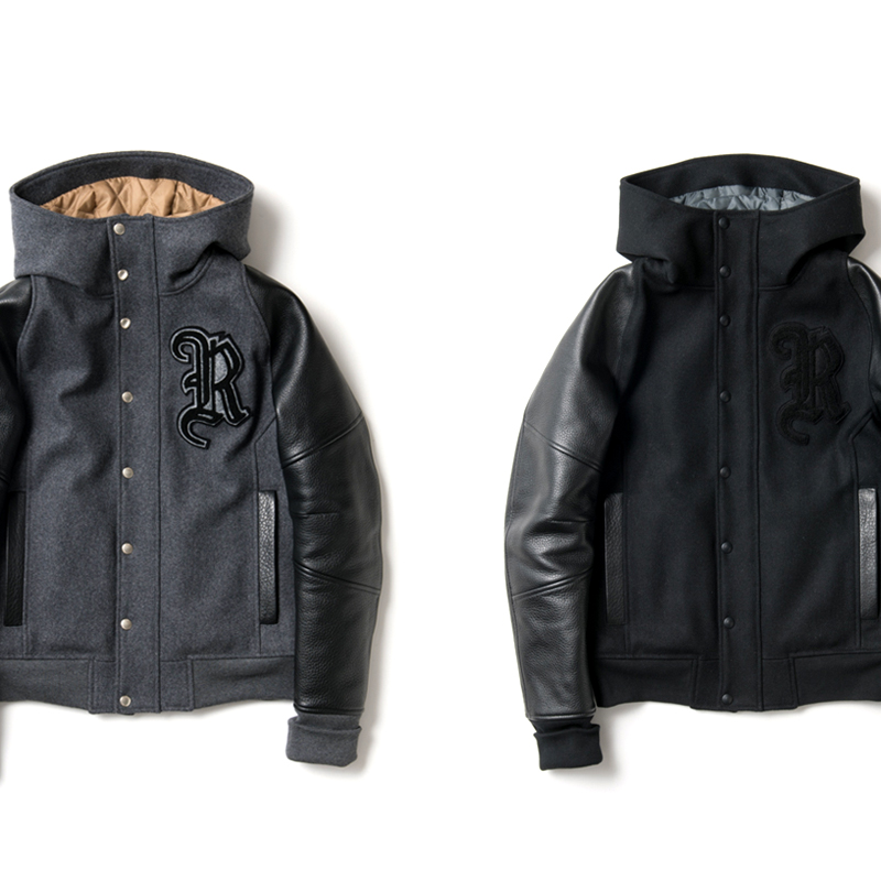 dall clothing Leather Stadium Jumper - その他