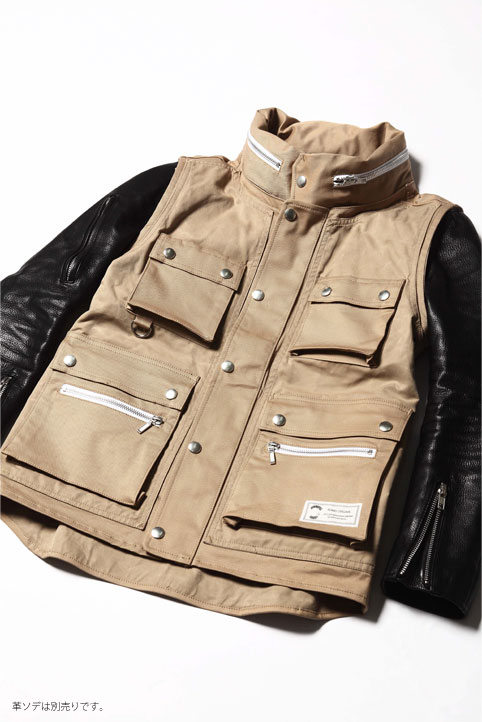 roars original tactical jacket - レザージャケット